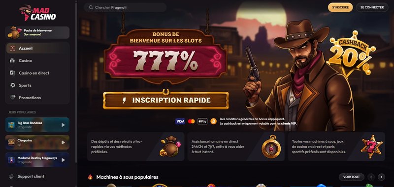 Image: Madcasino En Ligne France : Découvrez les Bonnes Offres et les Meilleurs
